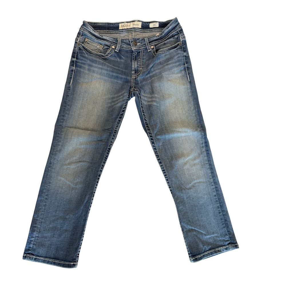 BKE Denim Jeans Women’s Size 28 Blue Payton Thick Stitching